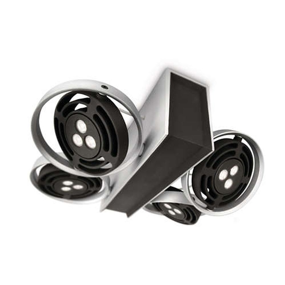Spot led modern culoare aluminiu, radar