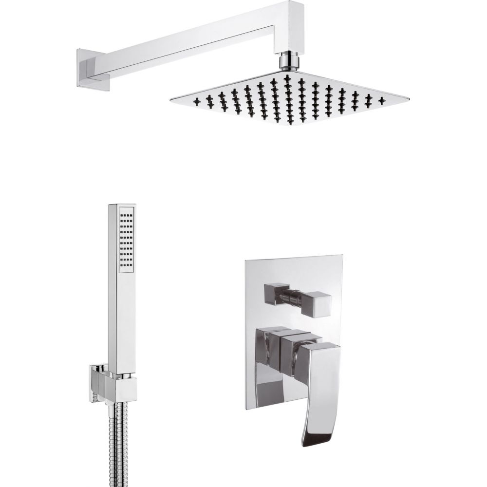 Set de dus incastrat culoare crom deante, vigo