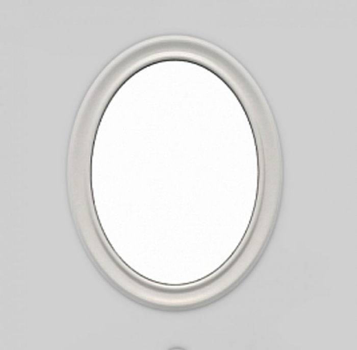 Oglinda baie 800×650 mm culoare alb mat Dalet, GALA foglia.ro