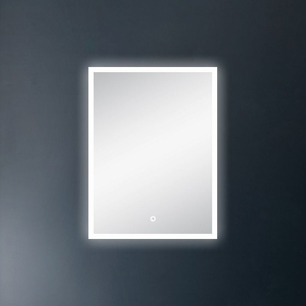 Oglinda baie cu led alba square v, dalet