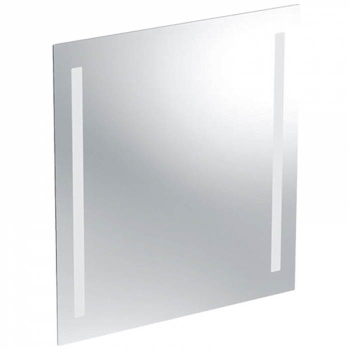 Oglinda dreptunghiulara cu iluminare LED si dezaburire Geberit, Option Basic baie