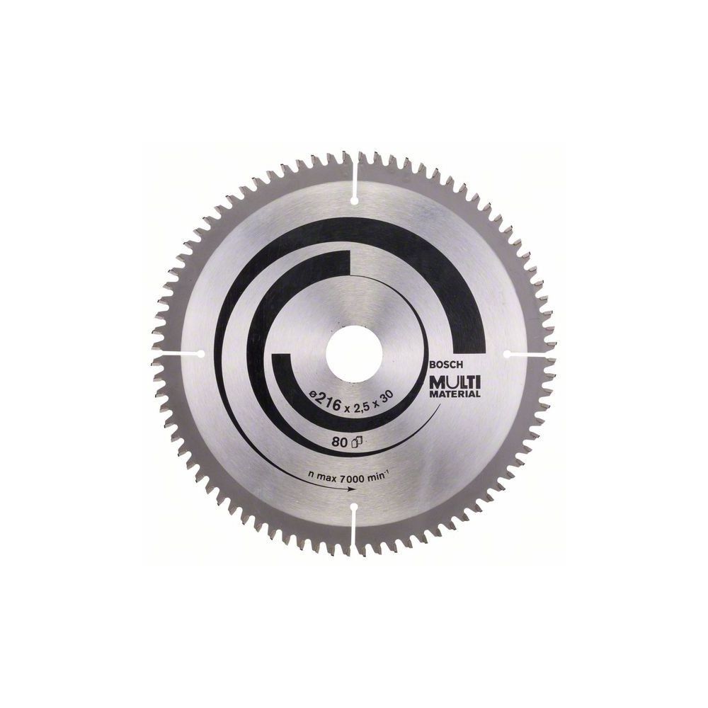 Panza fierastrau circular 216 mm 80 dinti multi material