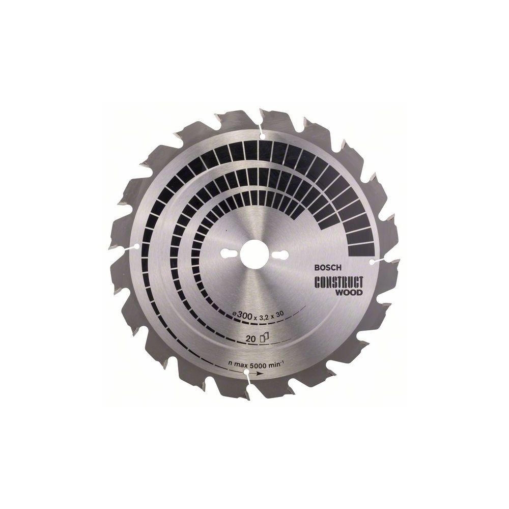 Panza fierastrau circular 300 mm 20 dinti construct wood