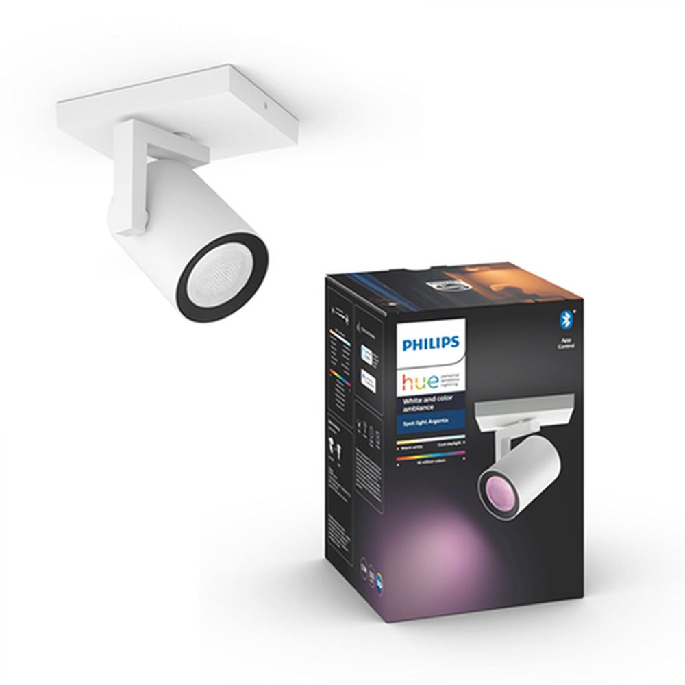 Spot LED RGB alb Philips, HUE Argenta