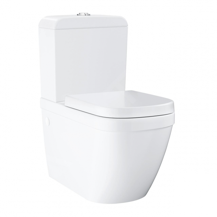 Set vas wc rimless cu rezervor si capac soft close Grohe Euro Ceramic baie