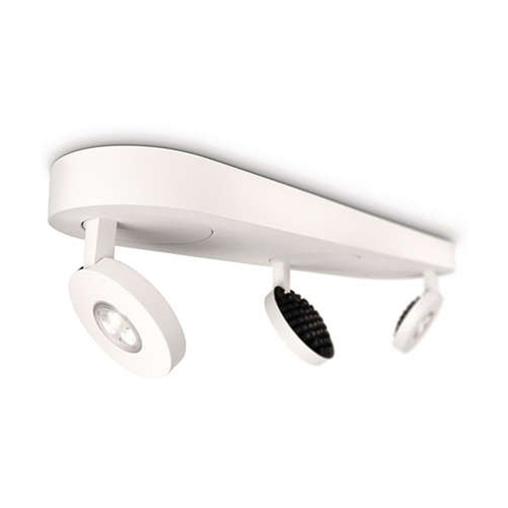 Plafoniera tavan cu spoturi led culoare alba, scope