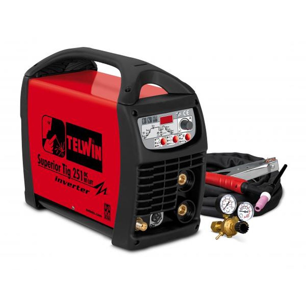 Aparat de sudura invertor Telwin Superior TIG 251 DC-HF LIFT VRD