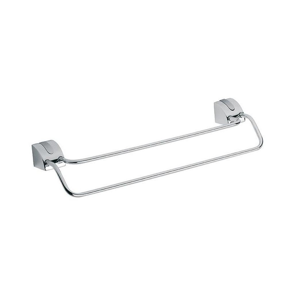 Suport prosop baie crom dublu ferro, cascata