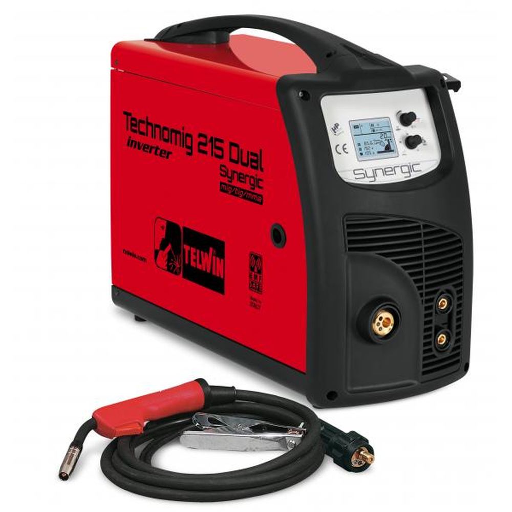 Aparat de sudura invertor telwin technomig 215 dual synergic