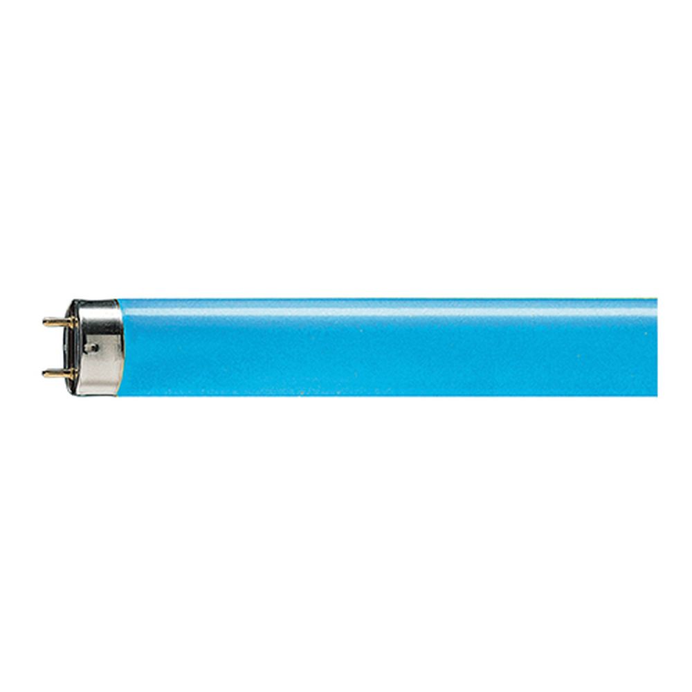 Tub neon colorat philips, 18w, g13, 400 lumeni, albastru