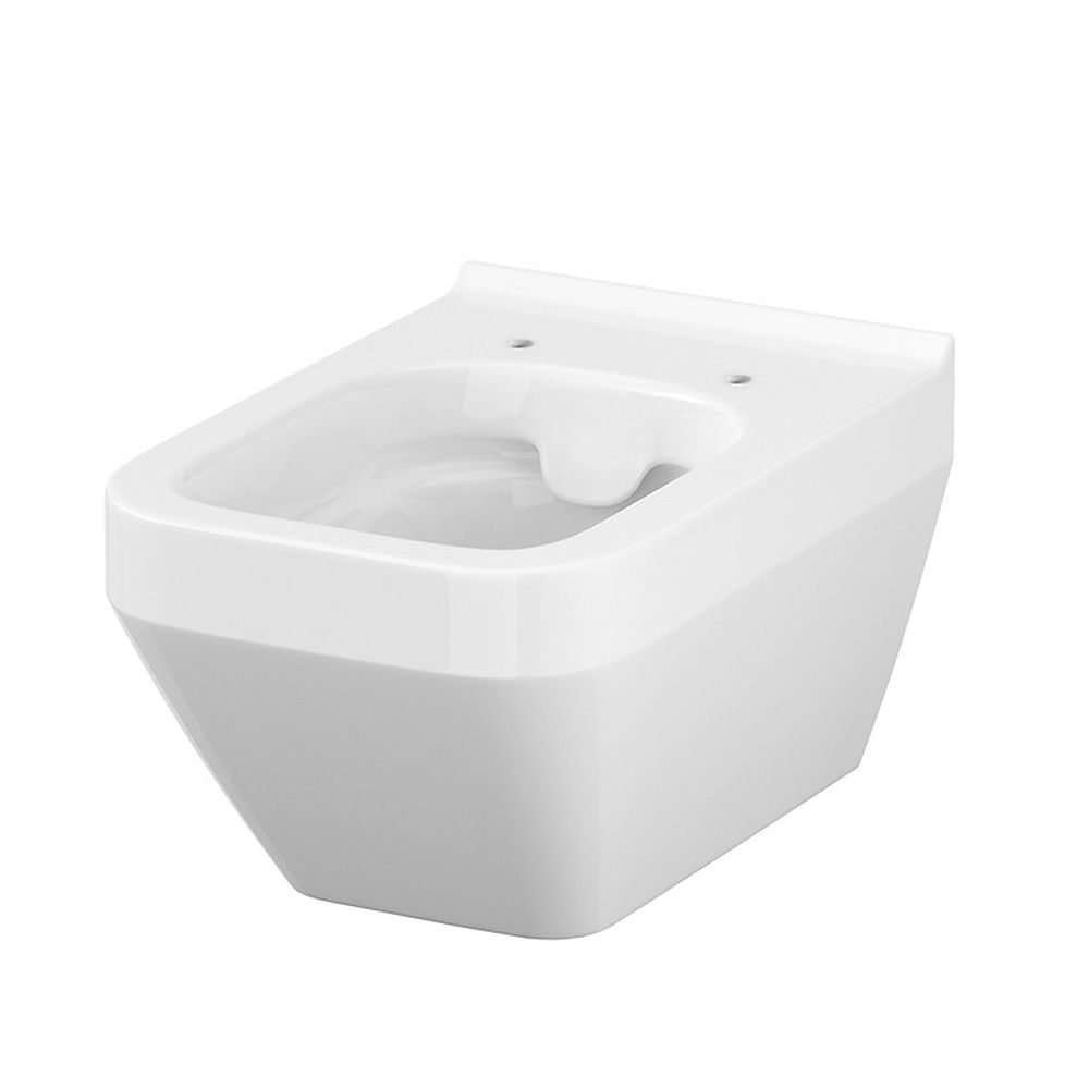 Vas wc suspendat rimless cersanit crea, dreptunghiular, alb