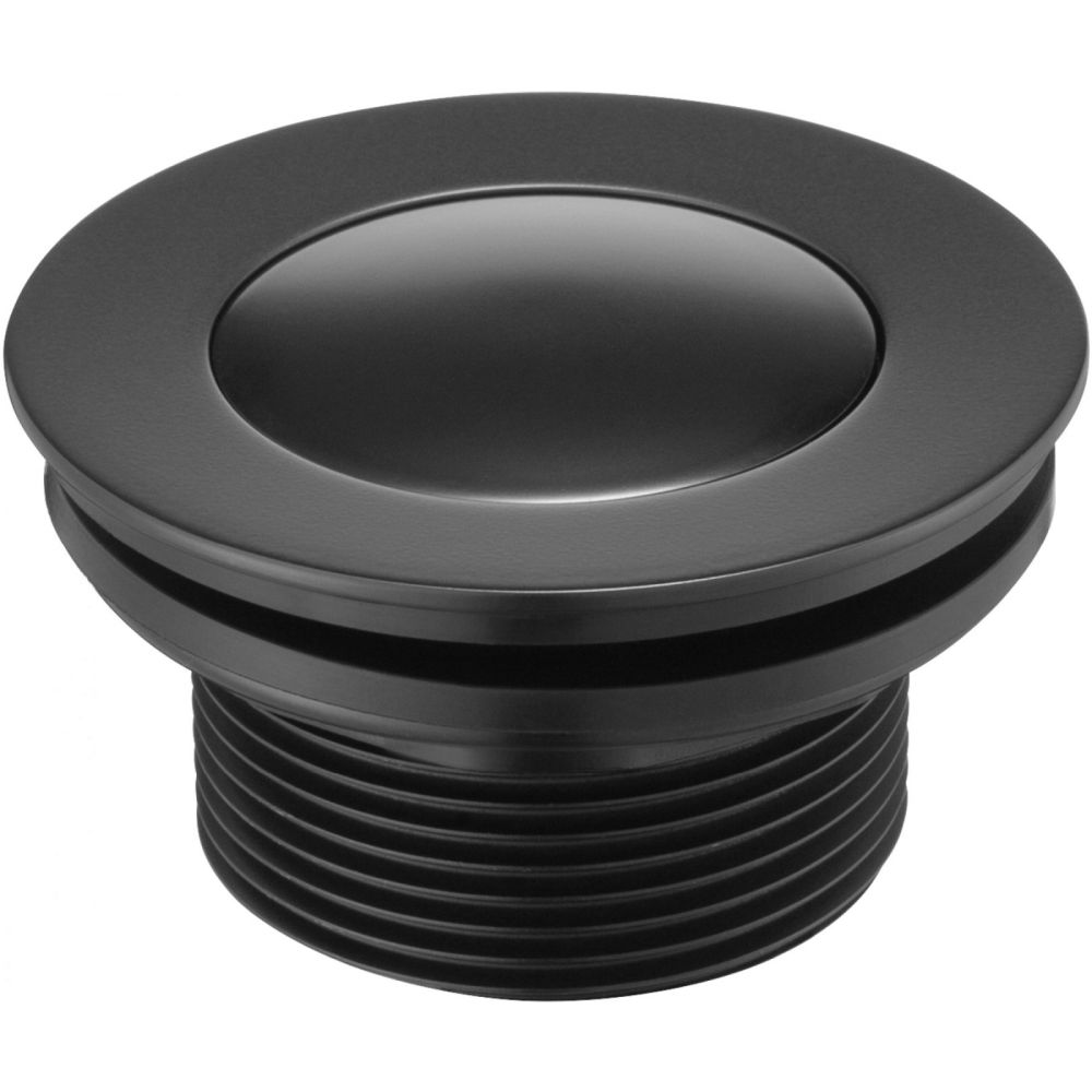 Ventil scurgere cada baie sau dus negru click-clack, rotund deante