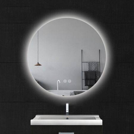 Oglinda rotunda cu iluminare LED si dezaburire Fluminia, Calatrava Ambient [0]