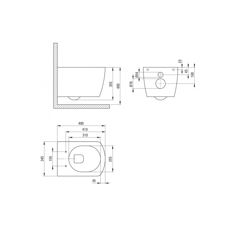 Set Vas Wc Suspendat Rimless Cu Capac Soft Close Slim Deante Avis Rezervor Incastrat Geberit