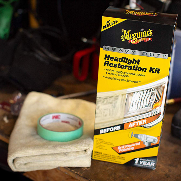 Meguiar's Heavy Duty Headlight Restoration Kit - Kit Polish Faruri [4]