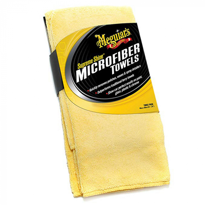 Meguiar's Supreme Shine Microfibre Towels - Prosop Microfibră [1]