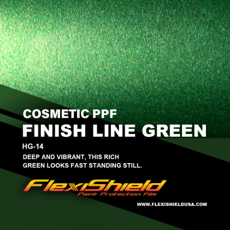 Cosmetic PPF - FlexiShield Finish Line Green