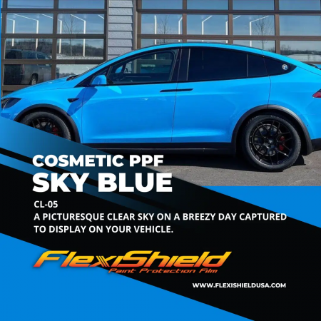 Cosmetic PPF - FlexiShield Sky Blue