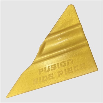 Raclete tip card - Fusion Gold Side Piece - Racletă cu un design cu margini ascuțite de culoare aurie, 10 cm