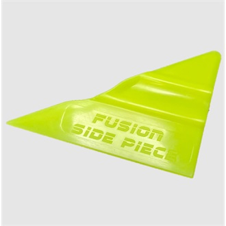 Raclete tip card - Fusion Yellow Side Piece - Racletă cu margine ascuțită de culoare galbenă, 10 cm