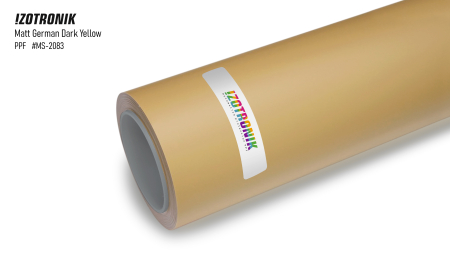 Cosmetic PPF - IZOTRONIK PPF Matt German Dark Yellow / MS-2083