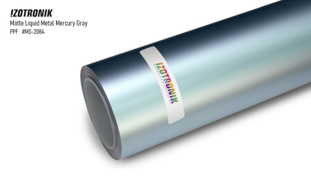Cosmetic PPF - IZOTRONIK PPF Matte Liquid Metal Mercury Gray / MS-2084