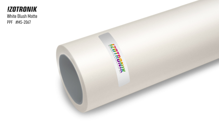 Folii - IZOTRONIK PPF White Blush Matte / MS-2067