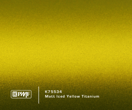 Folii - KPMF Matt Iced Yellow Titanium - K75534