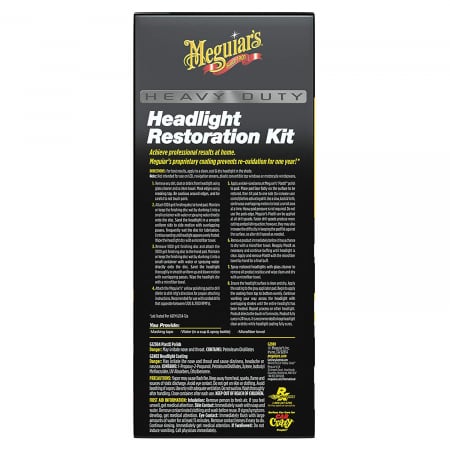 Meguiar's Heavy Duty Headlight Restoration Kit - Kit Polish Faruri [2]
