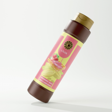 Topping cu capsuni 800g