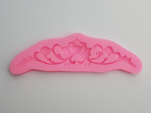 Mulaj din silicon , Bordura model floral [2]