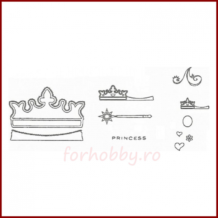 Decupator imprimeu Patchwork - Coronita [2]