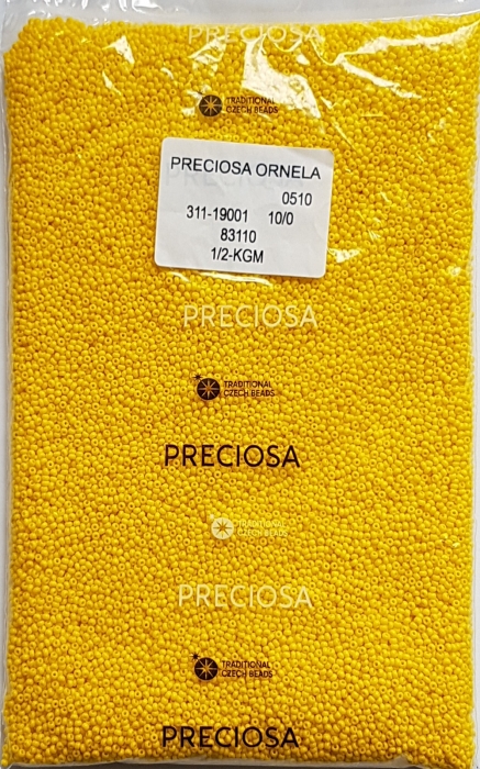 Margele nisip Preciosa Ornela 10/0 - Galben 83110 [2]