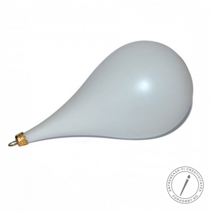 ornament-plastic-alb-lacrima-18cm [2]