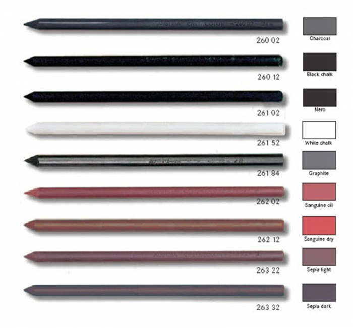 Mina pastel Cretacolor Alb si Negru [2]