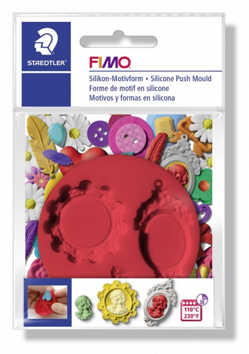 Mulaj din silicon FIMO Camee [3]