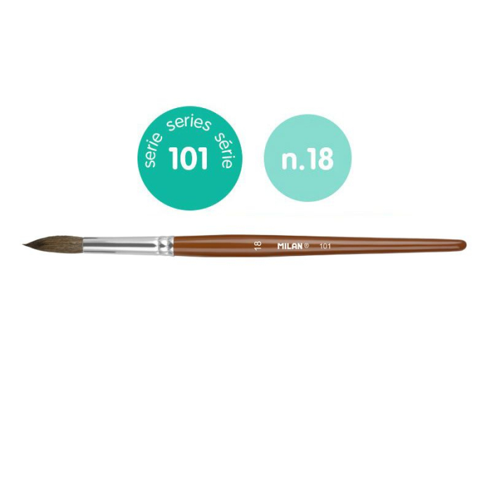 Pensule Milan seria 101  - Varf Rotund [2]