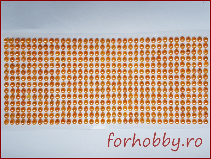 Perle jumatati 6mm - Portocaliu [2]