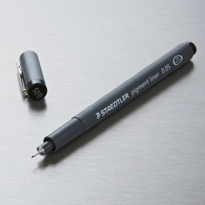 Pigment liner Staedtler 308 negru [3]