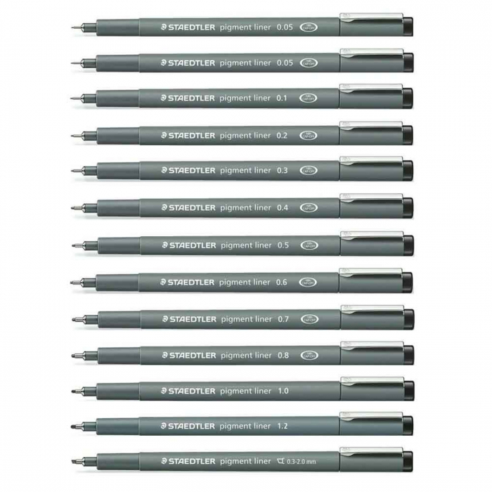 Pigment liner Staedtler 308 negru [4]
