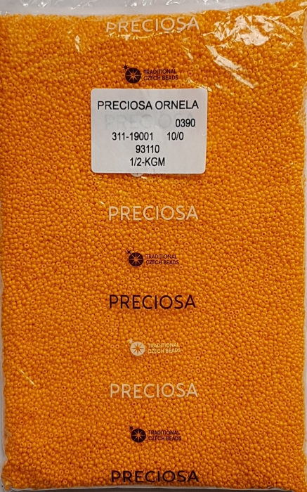 Margele nisip Preciosa Ornela 10/0 - Portocaliu 93110 [2]