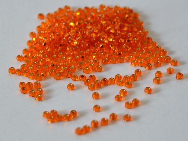Margele nisip Preciosa Ornela 10/0 - Portocaliu miez argintiu  97000 [2]