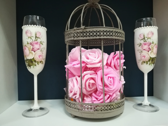 Servetel floral  vintage [2]