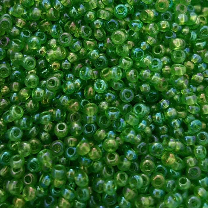 Margele nisip Preciosa Ornela 10/0 - 40 g - Verde transparent irizant 51430 [1]