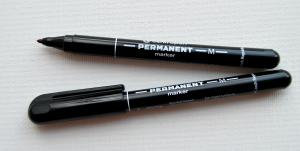 Marker permanent negru M (2 mm) [1]