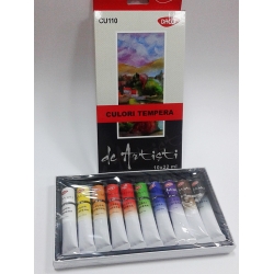 Set 10 culori tempera pentru artisti Daco CU110 [1]