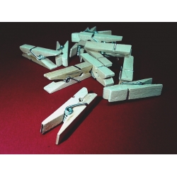 Lemn - Cleme lemn 7.2x1.0 cm (15 buc/set)