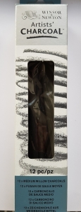 Carbune, pastel - Carbune natural mediu