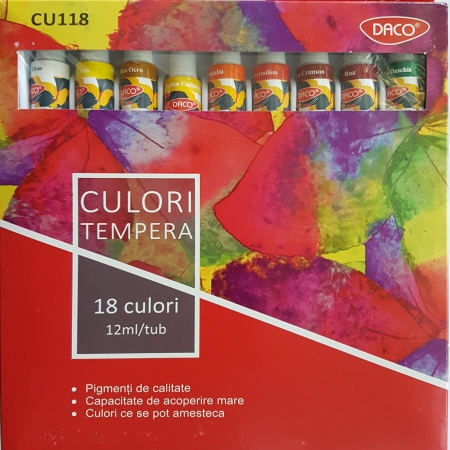 Set 18 culori tempera Daco CU118 [1]