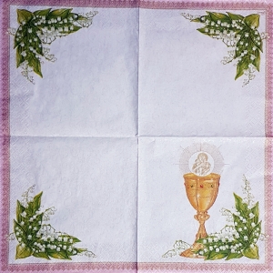 Nunta, botez, zi de nastere - servetel-model-comuniune